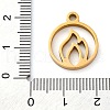 304 Stainless Steel Pendants STAS-M105-22G-3