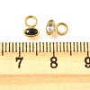 304 Stainless Steel Micro Pave Rhinestonea Pendants STAS-K263-79G-3