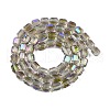 Electroplate Glass Beads Strands GLAA-G112-07B-2