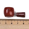 Natural Red Jasper 3 Hole Guru Beads G-F795-F01-01-3