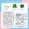 Saint Patrick's Day Carbon Steel Cutting Dies Stencils DIY-WH0309-1597-6