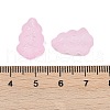 Frosted Transparent Acrylic Beads OACR-P029-04B-05-4