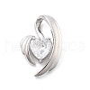 Brass Micro Pave Cubic Zirconia Pendants KK-D283-07P-1