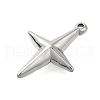 Anti-Tarnish 304 Stainless Steel Charms STAS-D192-07P-2