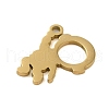 304 Stainless Steel Charms STAS-S123-03G-11-2