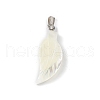Natural Trochid Shell/Trochus Shell Pendants SSHEL-M021-09-2