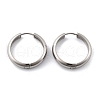 201 Stainless Steel Hoop Earrings EJEW-P304-15A-P-4