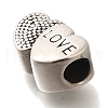304 Stainless Steel European Beads STAS-G350-12AS-2