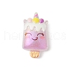 Summer Theme Opaque Resin Cabochons RESI-G106-01F-1