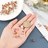 Unicraftale PVD Vacuum Plating 304 Stainless Steel Stud Earring Findings STAS-UN0016-05B-RG-2