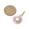 Natural Mashan Jade(Dyed & Heated) Pendants PALLOY-MZ00253-03-2