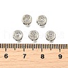 Iron Grade A Crystal Rhinestone Spacer Beads RB-A010-6MM-N-4