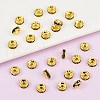 Brass Rhinestone Spacer Beads RB-A014-Z6mm-12G-2
