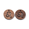 Walnut Wood Laser Cut Pendants WOOD-Q051-06G-1