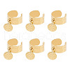 304 Stainless Steel Open Cuff Finger Rings RJEW-UN00010-1