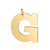 201 Stainless Steel Pendants STAS-S105-T585G-G-1