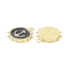 Eco-Friendly Stainless Steel Enamel Pendants STAS-C031-02G-04-2