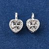 925 Sterling Silver Pave Clear Cubic Zirconia Charms STER-D306-04S-02-2
