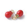 Brass Enamel Pendants KK-D336-05G-01-2