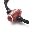 Acrylic Braided Bead Bracelet BJEW-JB08552-05-4