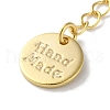 Brass Lobster Clasps & Ends with Chain KK-F880-36G-2