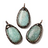 Natural Mixed Gemstone Pendants G-K381-05R-2