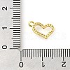 Rack Plating Brass Micro Pave Cubic Zirconia Charms KK-S396-32G-3