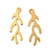201 Stainless Steel Pendants STAS-D244-06G-1