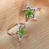 304 Stainless Steel Adjustable Open Cuff Statement Rings RJEW-C083-19P-02-1