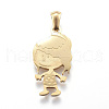 Ion Plating(IP) 304 Stainless Steel Pendants STAS-K162-029G-1