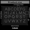 Letter A~Z Glass Hotfix Rhinestone DIY-WH0453-73-2