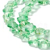 Transparent Glass Beads Strand GLAA-F112-04G-4