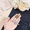 Beebeecraft 1Pc 304 Stainless Steel Cross Pendants STAS-BBC0005-89-3