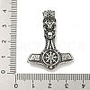 316 Surgical Stainless Steel Pendants STAS-E212-99AS-3