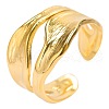 Minimalist Stainless Steel Snake-shaped Open Cuff Ring for Women YW0533-2-1