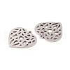Non-Tarnish 5Pcs 201 Stainless Steel Pendants STAS-MO56-02B-P-2