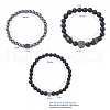 Unisex Stretch Bracelets Sets BJEW-JB04842-3