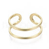 Brass Cuff Finger Rings RJEW-N030-003-NF-1