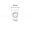 8Pcs 8 Styles Transparent Plastic Cell Phone Ring Holder AJEW-SZ0001-33P-6