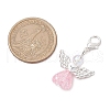 Heart Angel Acrylic Pendant Decorations HJEW-JM02538-01-2