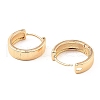 Brass Thick Hoop Earrings EJEW-I289-10B-KCG-2