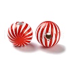 Printed Wood European Beads WOOD-Z002-13C-2