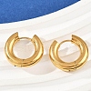 202 Stainless Steel Polishing Hoop Earrings EJEW-M106-02G-03-3