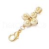 2Pcs 2 Colors Cross Acrylic Pendant Decorations HJEW-JM02375-5
