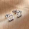 Tarnish Resistant 304 Stainless Steel Stud Earrings X-EJEW-F227-14P-3