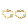 Natural Amazonite Pendants STAS-K258-25G-01-1