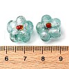 Handmade Silver Foil Glass Lampwork Beads FOIL-T001-02L-2