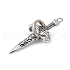 Alloy Enamel Big Pendants FIND-A042-28B-AS-2