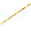 304 Stainless Steel Curb Chain/Twisted Chain Necklace Making X-STAS-A028-N108G-2
