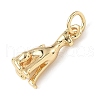 Brass Pendants ZIRC-I356-04G-03-2